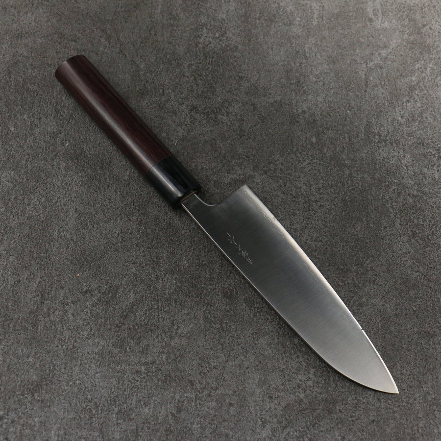 Seisuke Hamono Blue Super Migaki 165mm Santoku - The Sharp Chef