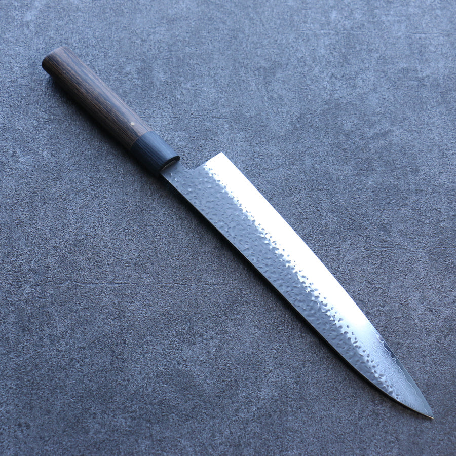 Shizu Gen VG10 Hammered Black 240mm Gyuto - The Sharp Chef