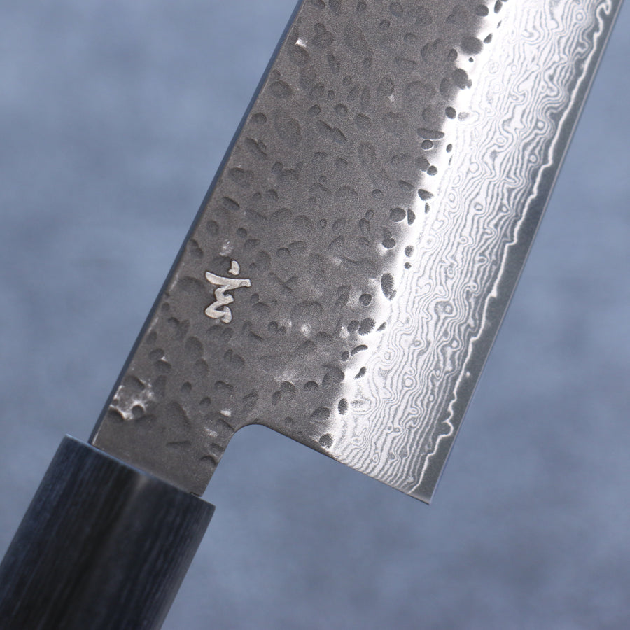 Shizu Gen VG10 Hammered Black 240mm Gyuto - The Sharp Chef