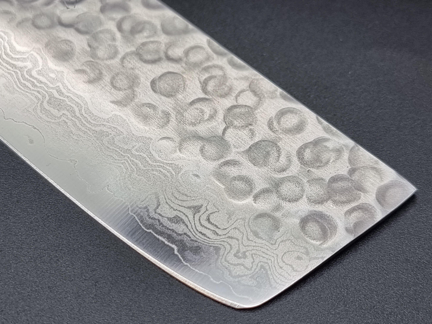 Jikko VG10 Hammered Damascus 160mm Nakiri - The Sharp Chef