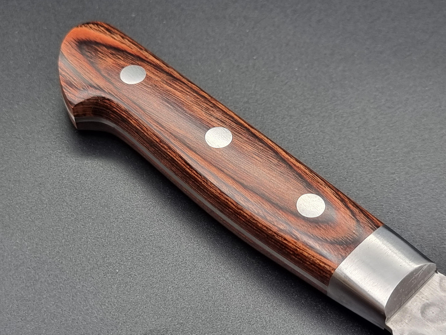 Jikko VG10 Hammered Damascus 160mm Nakiri - The Sharp Chef