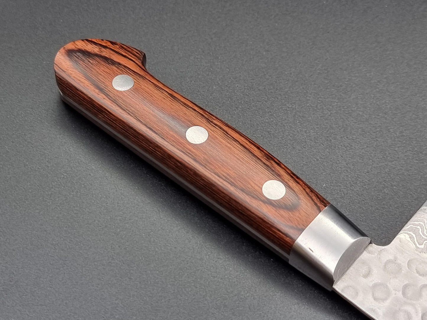 Jikko VG10 Hammered Damascus 160mm Nakiri - The Sharp Chef