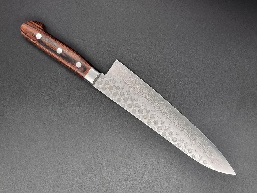Jikko VG10 Hammered Damascus 180mm Gyuto - The Sharp Chef