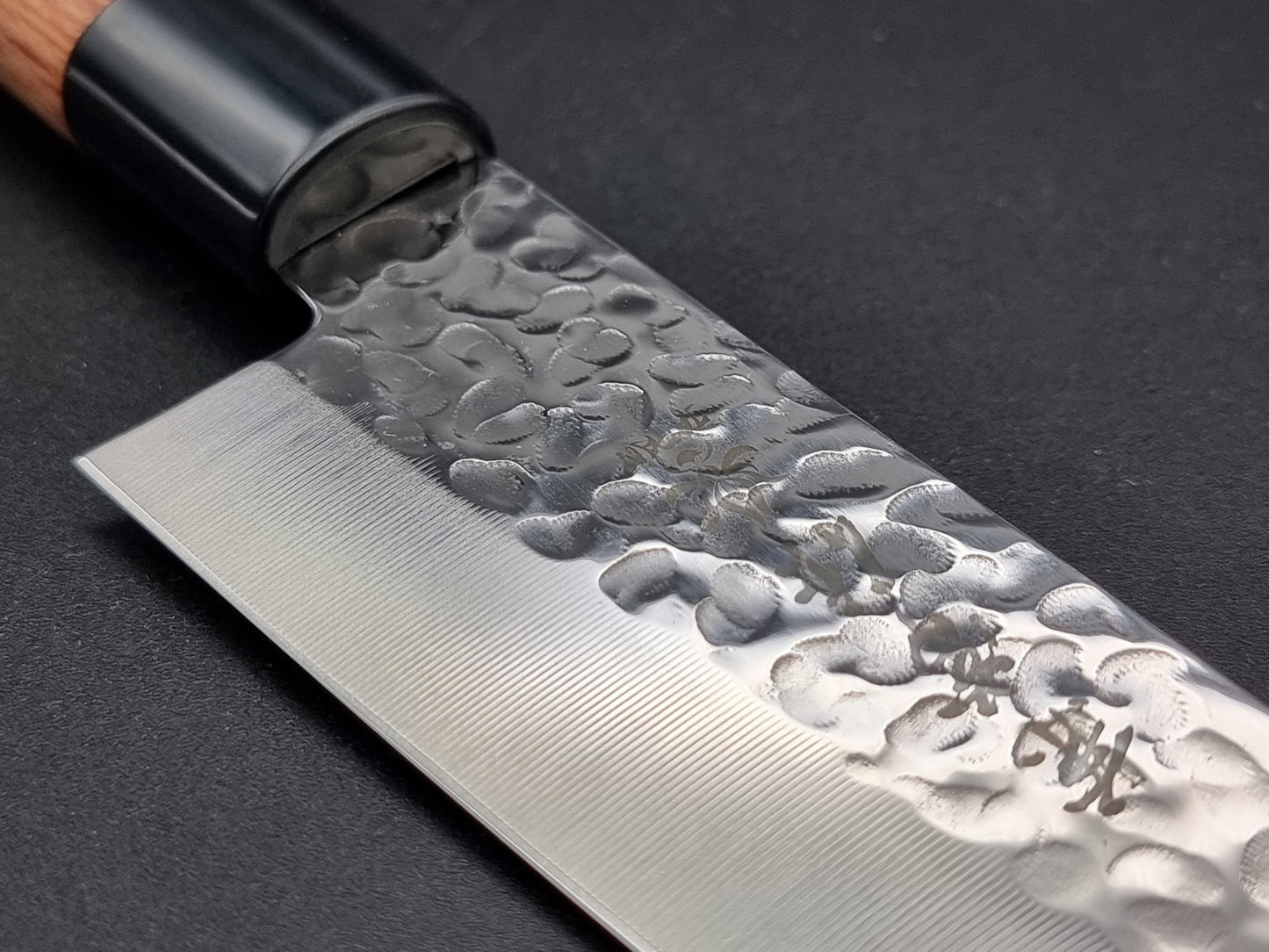 Kanetsune Hammered Stainless 240mm Gyuto - The Sharp Chef