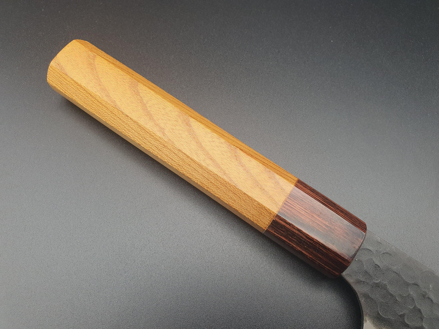 Sakai Takayuki Blue Super Kurouchi 190mm Kengata Gyuto - The Sharp Chef