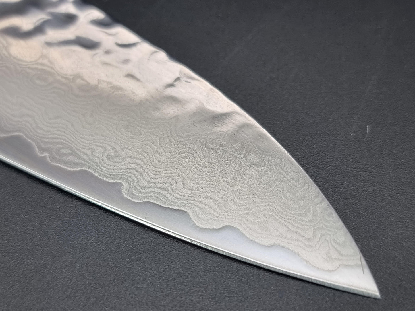 Sakai Takayuki VG10 33 Layer Hammered Damascus 210mm Gyuto with Walnut Handle - The Sharp Chef