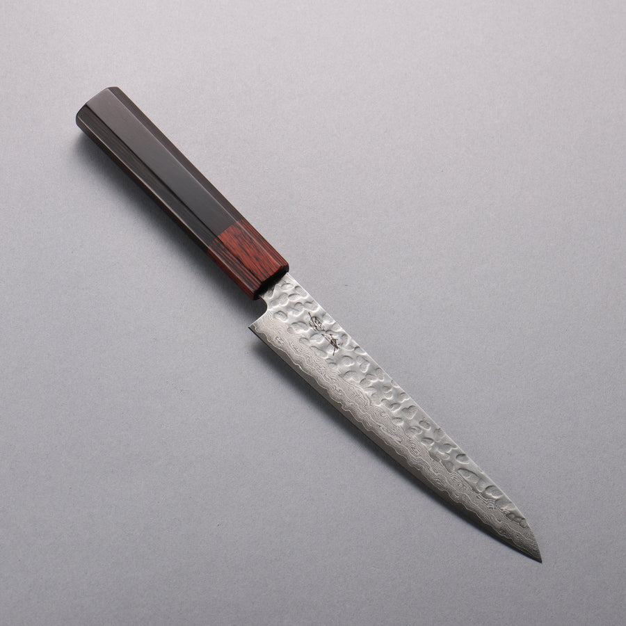 Seisuke Hamono VG10 Hammered Damascus Petty 135mm with Japanese Handle