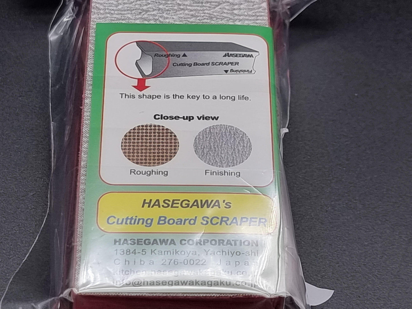 Hasegawa Chopping Board Scraper - The Sharp Chef