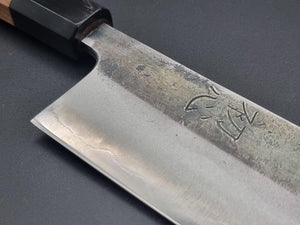 Hatsukokoro Kurosagi Blue Super (AS) Kurouchi 165mm Nakiri - The Sharp Chef