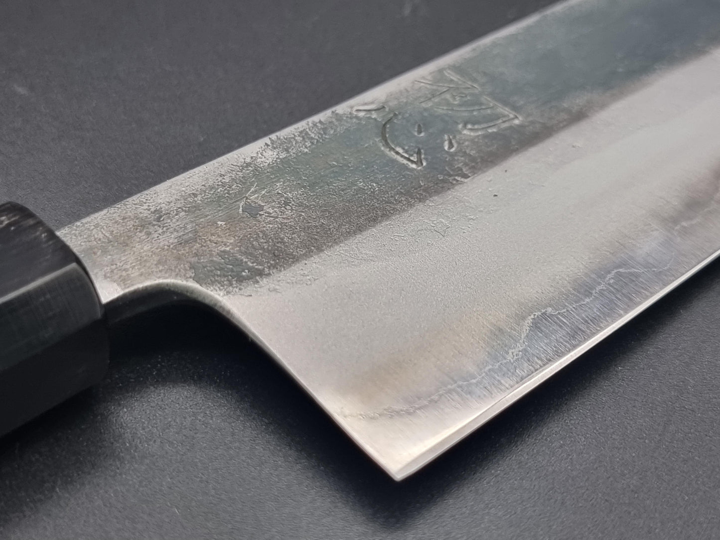 Hatsukokoro Kurosagi Blue Super (AS) Kurouchi 165mm Nakiri - The Sharp Chef