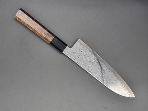 Hatsukokoro Sunaarashi VG10 Damascus 180mm Santoku - The Sharp Chef