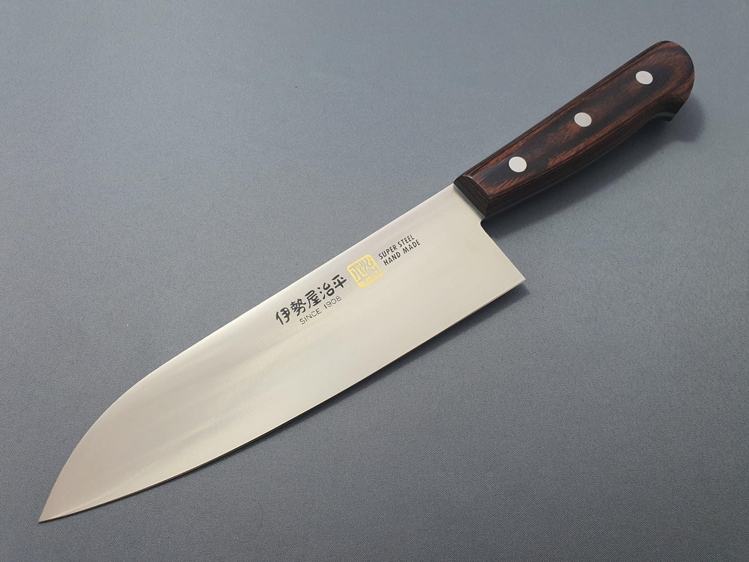 Iseya Molybdenum Steel 180mm Santoku - The Sharp Chef