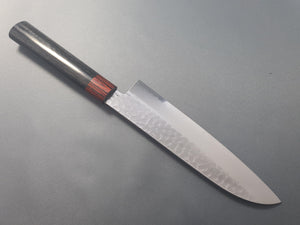 Iseya VG10 Hammered 33 Layer Damascus 180mm Santoku - The Sharp Chef