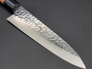 Kanetsune Hammered Stainless 210mm Gyuto - The Sharp Chef