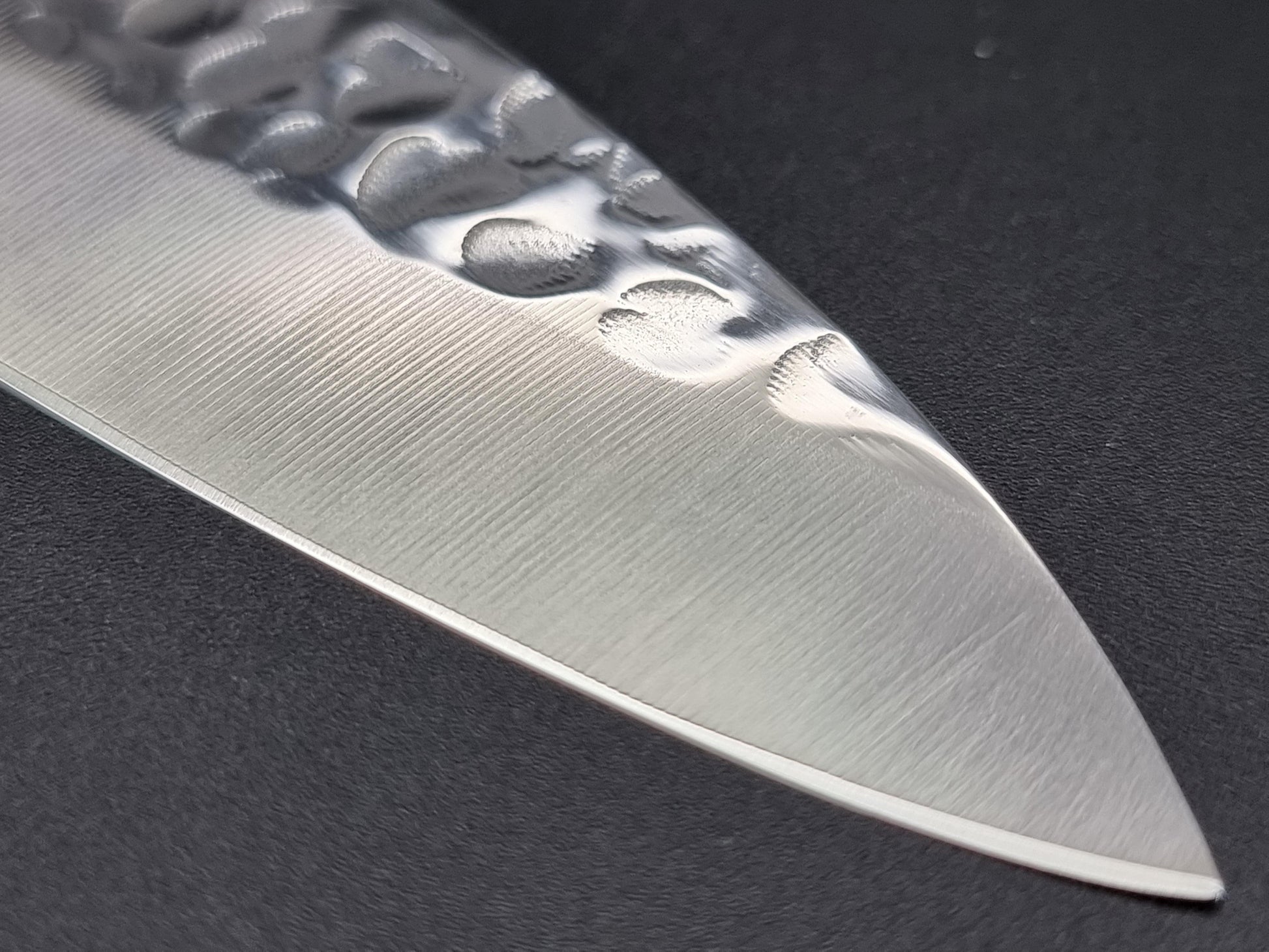 Kanetsune Hammered Stainless 240mm Gyuto - The Sharp Chef