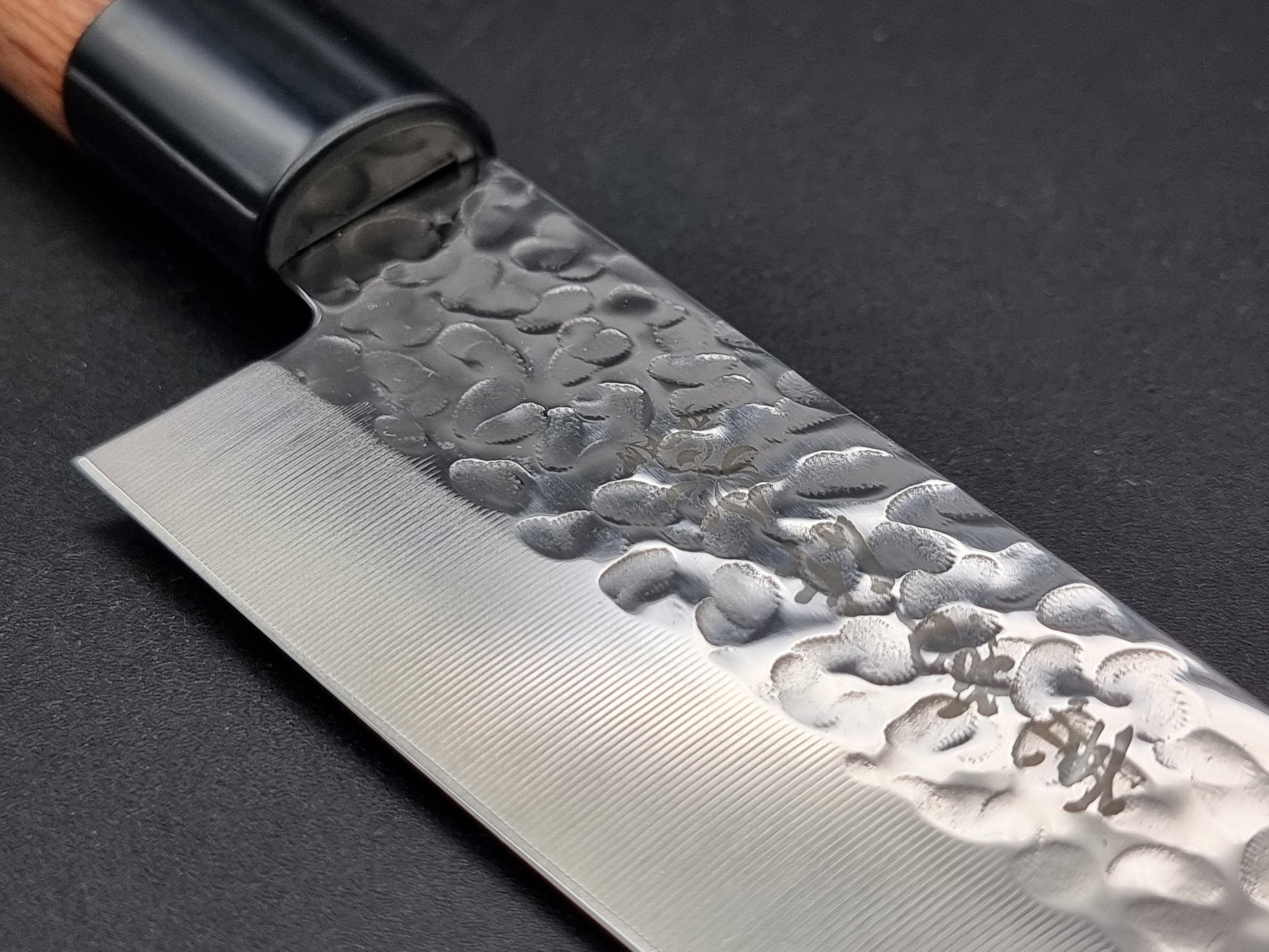 Kanetsune Hammered Stainless 240mm Gyuto - The Sharp Chef