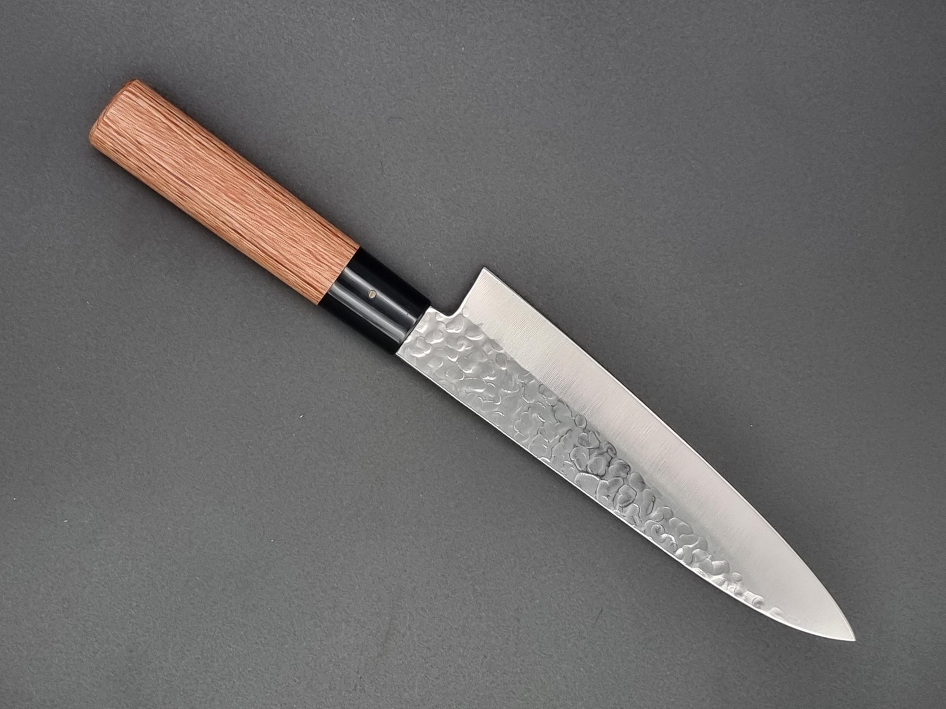 Kanetsune Hammered Stainless 240mm Gyuto - The Sharp Chef