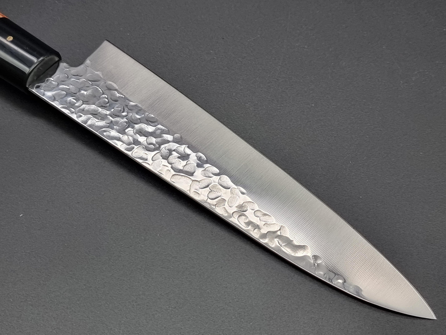 Kanetsune Hammered Stainless 240mm Gyuto - The Sharp Chef