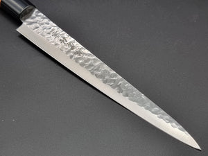 Kanetsune Hammered Stainless 240mm Sujihiki - The Sharp Chef