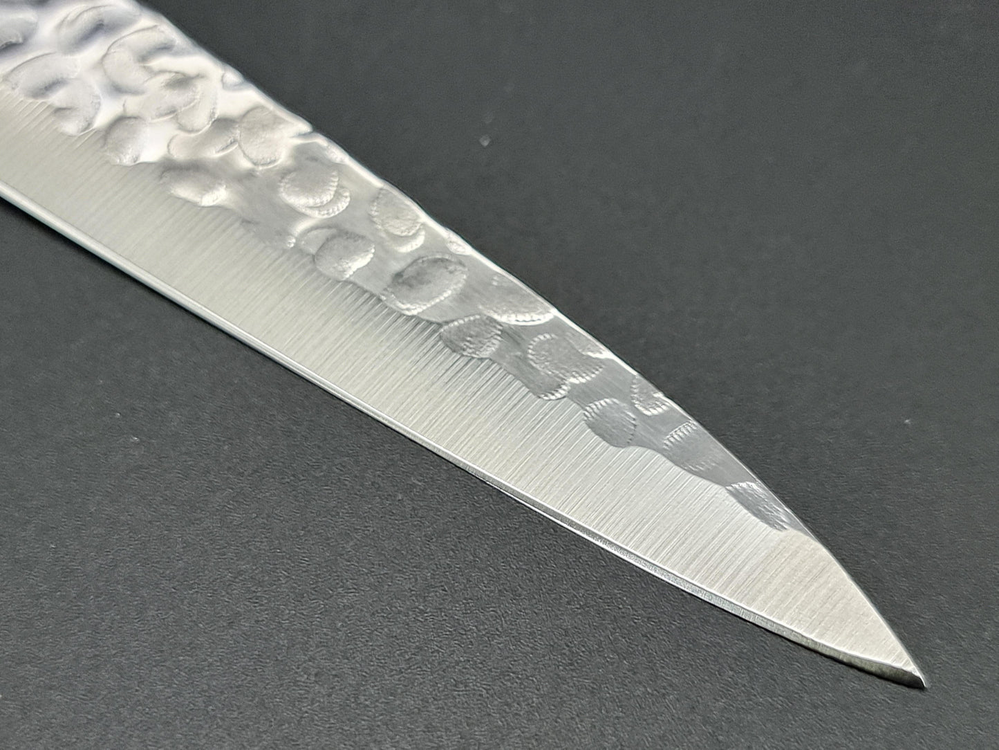 Kanetsune Hammered Stainless 240mm Sujihiki - The Sharp Chef