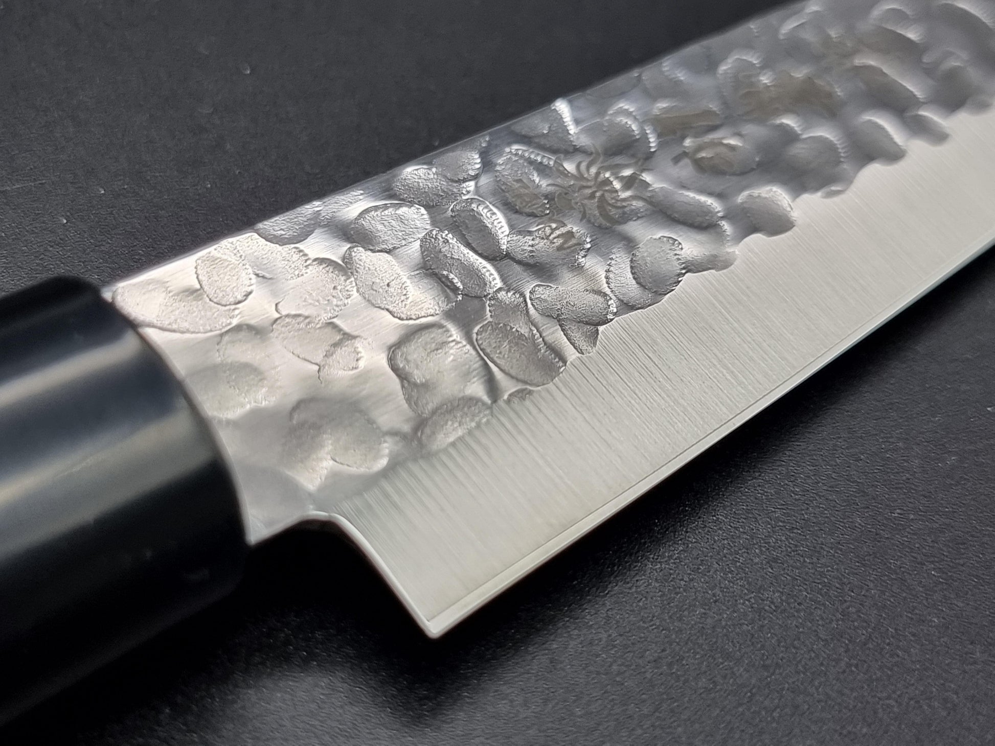 Kanetsune Hammered Stainless 240mm Sujihiki - The Sharp Chef