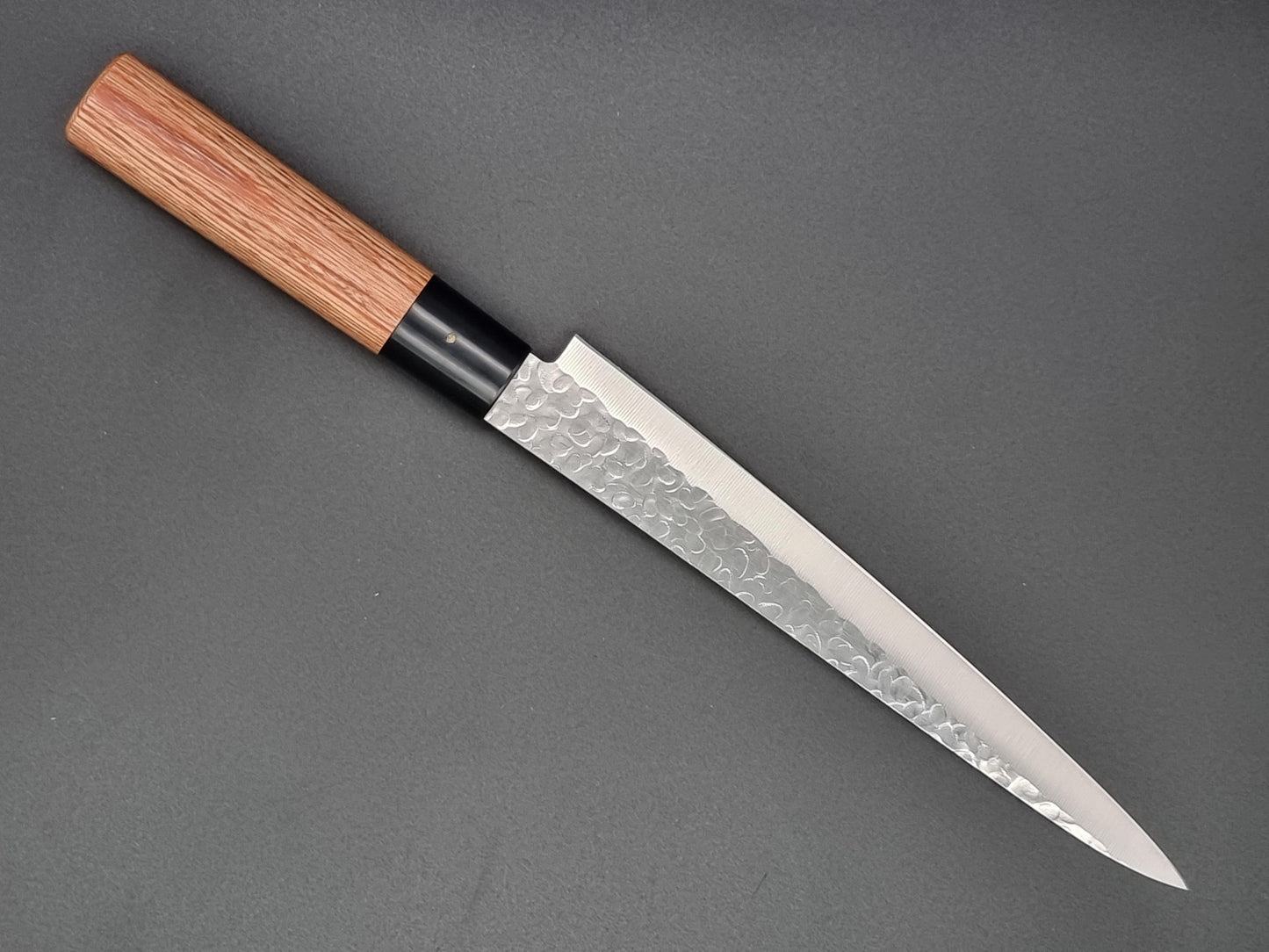 Kanetsune Hammered Stainless 240mm Sujihiki - The Sharp Chef