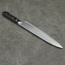 Kanetsune Hammered VG1 180mm Gyuto with Black Handle - The Sharp Chef