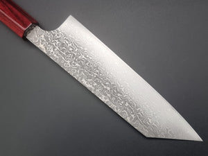 Kei Kobayashi R2 Damascus 170mm Bunka with Red Lacquer Handle - The Sharp Chef