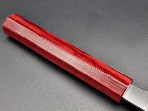 Kei Kobayashi R2 Migaki 270mm Sujihiki with Red Lacquer Handle - The Sharp Chef