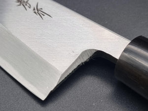 Left Handed Sakai Takayuki Kasumitogi White Steel Deba - The Sharp Chef