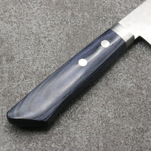 Masutani VG10 Damascus 180mm Gyuto with Blue Handle - The Sharp Chef