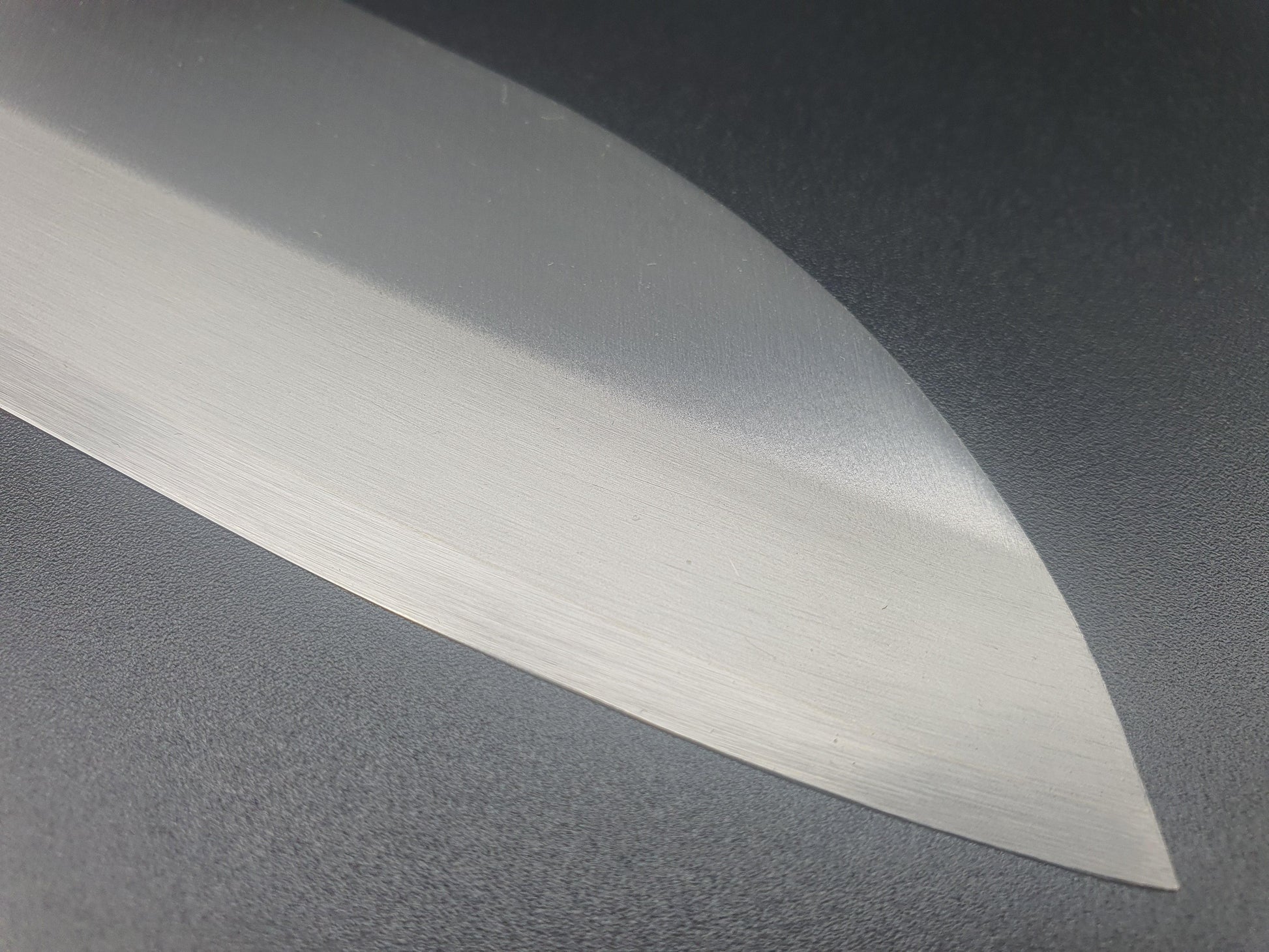 Sakai Kikumori Blue 1 Migaki 140mm Santoku - The Sharp Chef