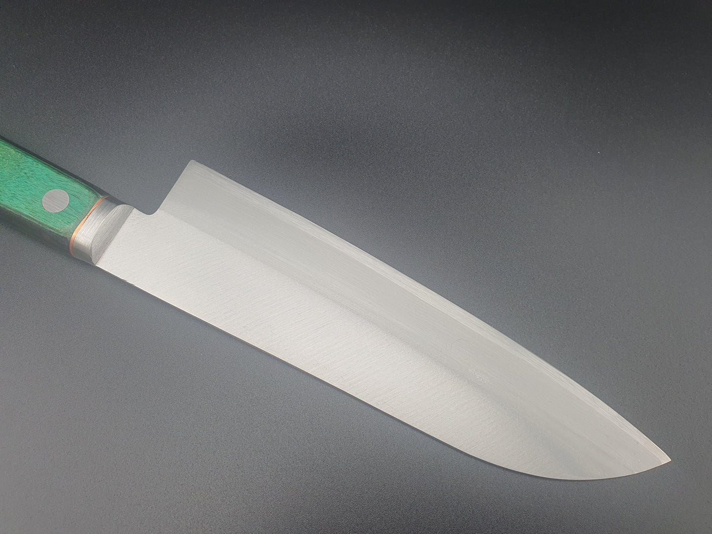 Sakai Kikumori Blue 1 Migaki 140mm Santoku - The Sharp Chef