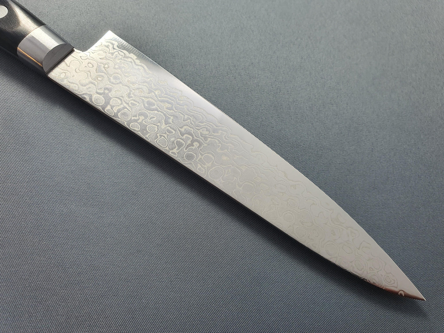 Sakai Takayuki AUS10 45 Layer Mirror Damascus 135mm Petty - The Sharp Chef