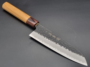 Sakai Takayuki Blue Super Kurouchi 165mm Santoku - The Sharp Chef