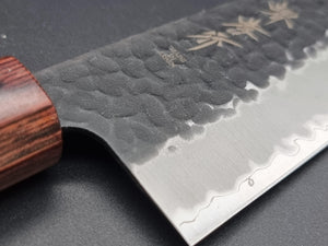 Sakai Takayuki Blue Super Kurouchi 165mm Santoku - The Sharp Chef