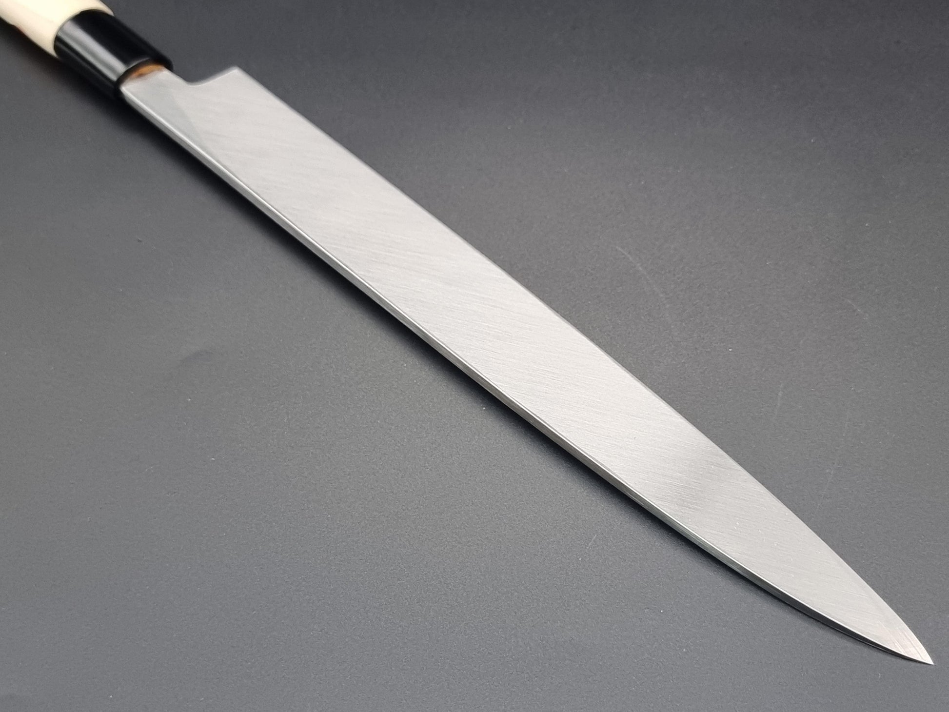 Sakai Takayuki Kasumitogi White Steel Yanagiba Slicer - The Sharp Chef