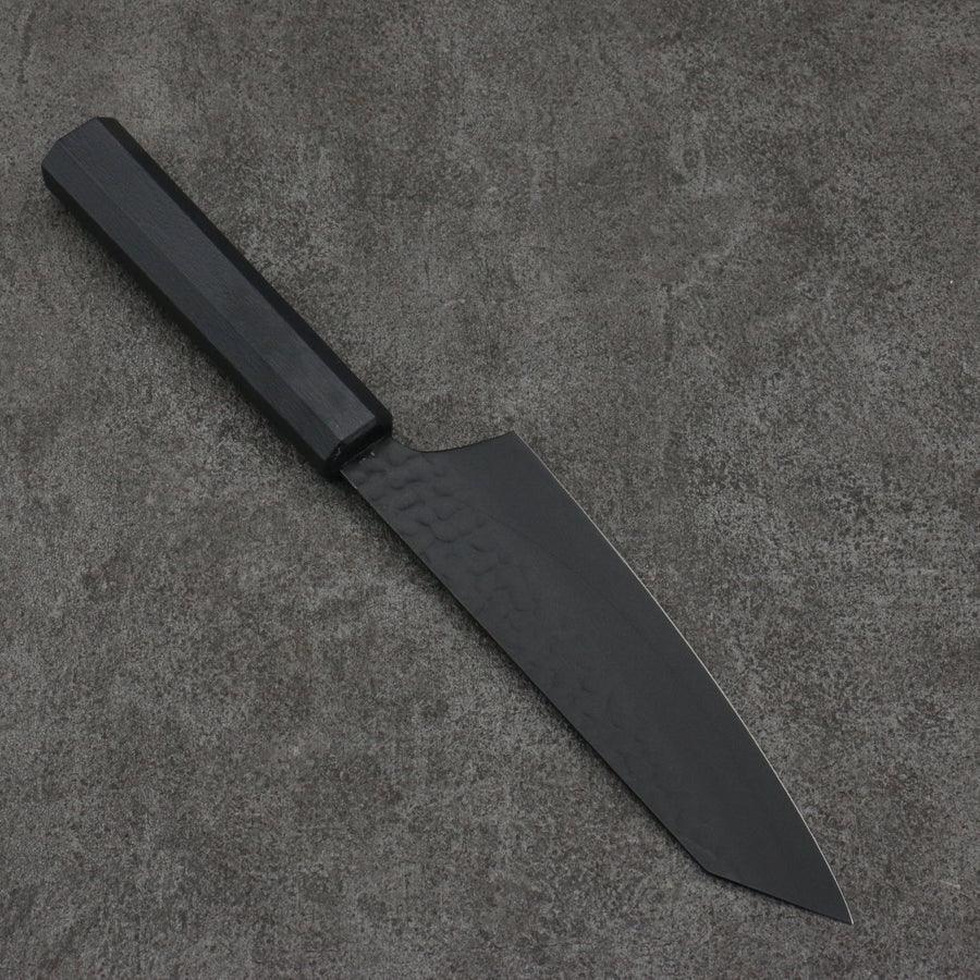 Sakai Takayuki Kurokage VG10 Hammered 160mm Kiritsuke Santoku with Teflon Coating - The Sharp Chef