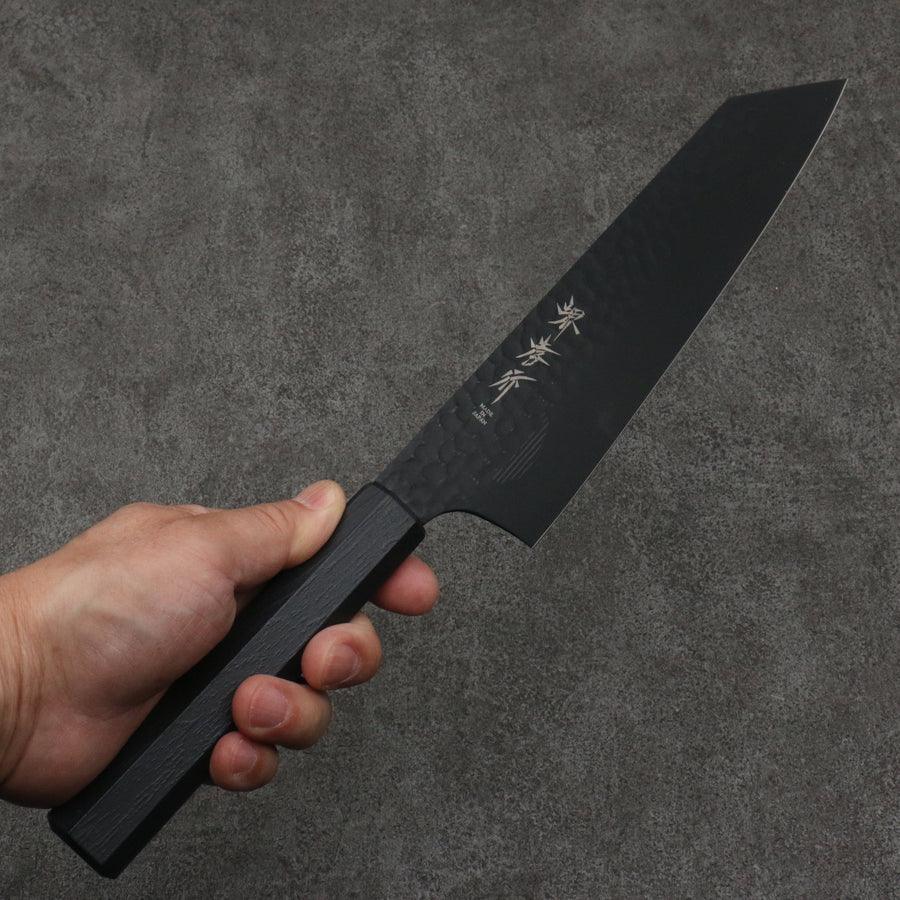 Sakai Takayuki Kurokage VG10 Hammered 190mm Kiritsuke Gyuto with Teflon Coating - The Sharp Chef