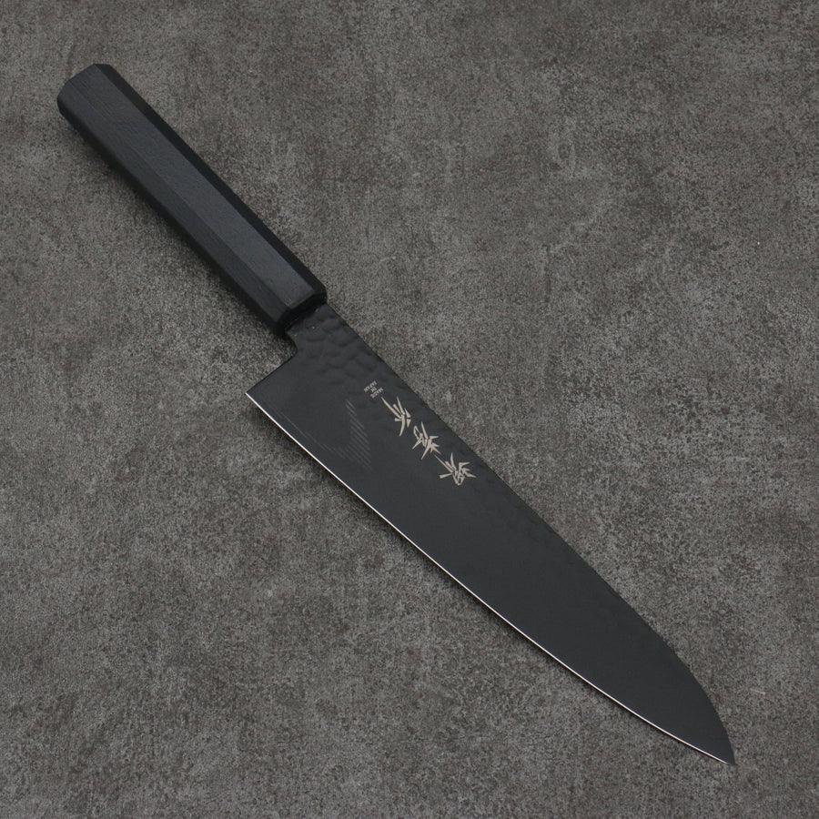 Sakai Takayuki Kurokage VG10 Hammered 210mm Gyuto with Teflon Coating - The Sharp Chef