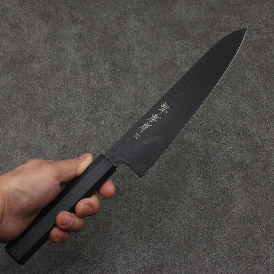 Sakai Takayuki Kurokage VG10 Hammered 210mm Gyuto with Teflon Coating - The Sharp Chef