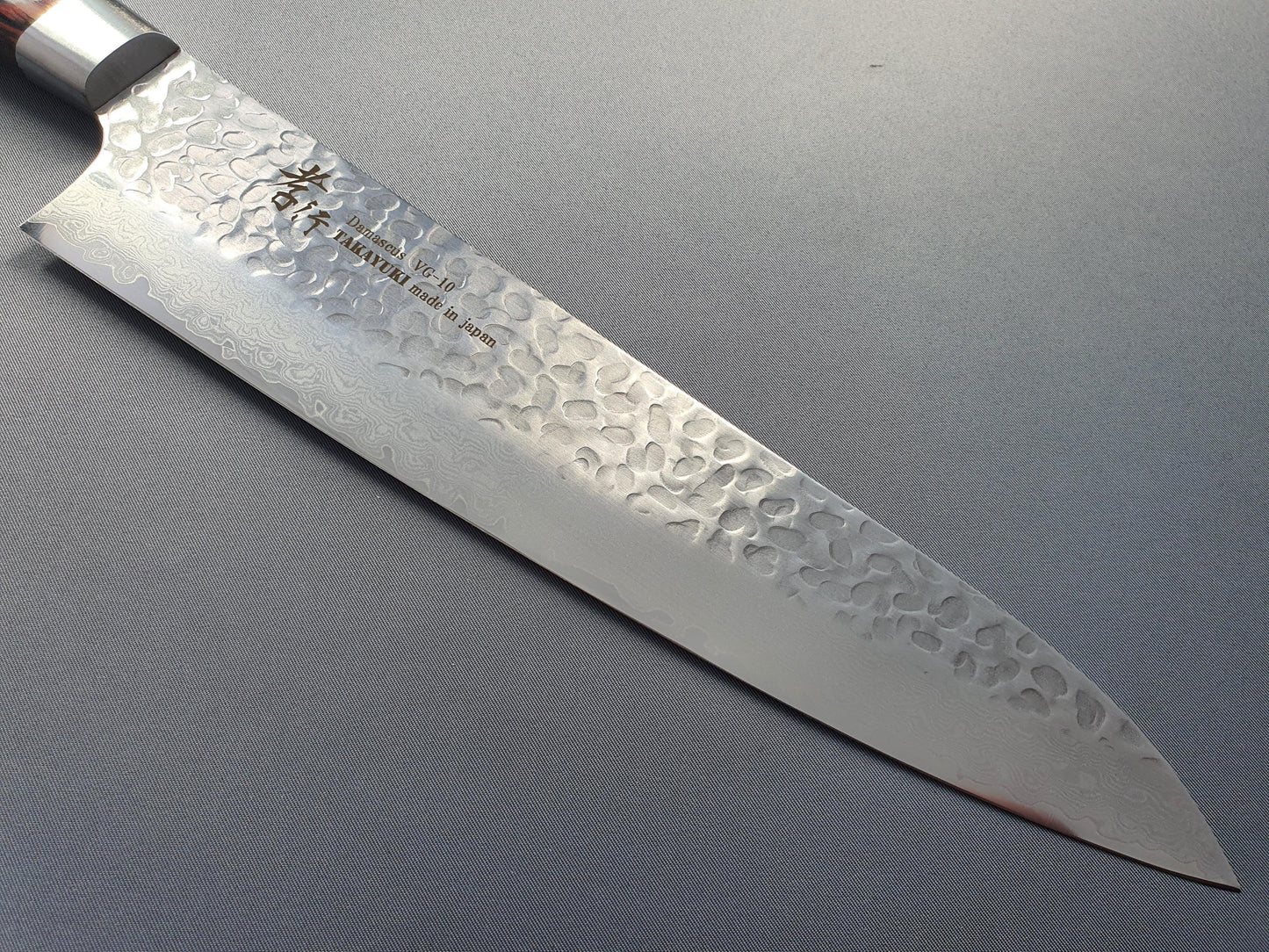 Sakai Takayuki VG10 33 Layer Damascus 240mm Gyuto - The Sharp Chef