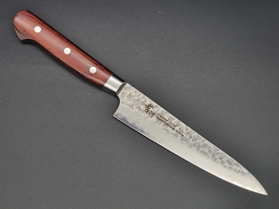 Sakai Takayuki VG10 33 Layer Hammered Damascus 150mm Petty - The Sharp Chef