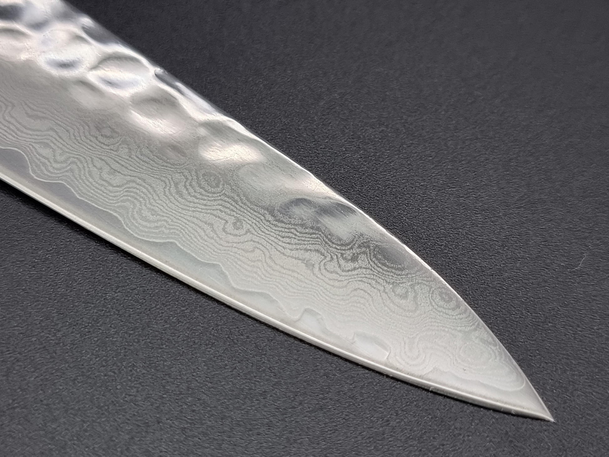 Sakai Takayuki VG10 33 Layer Hammered Damascus 150mm Petty with Special Handle - The Sharp Chef