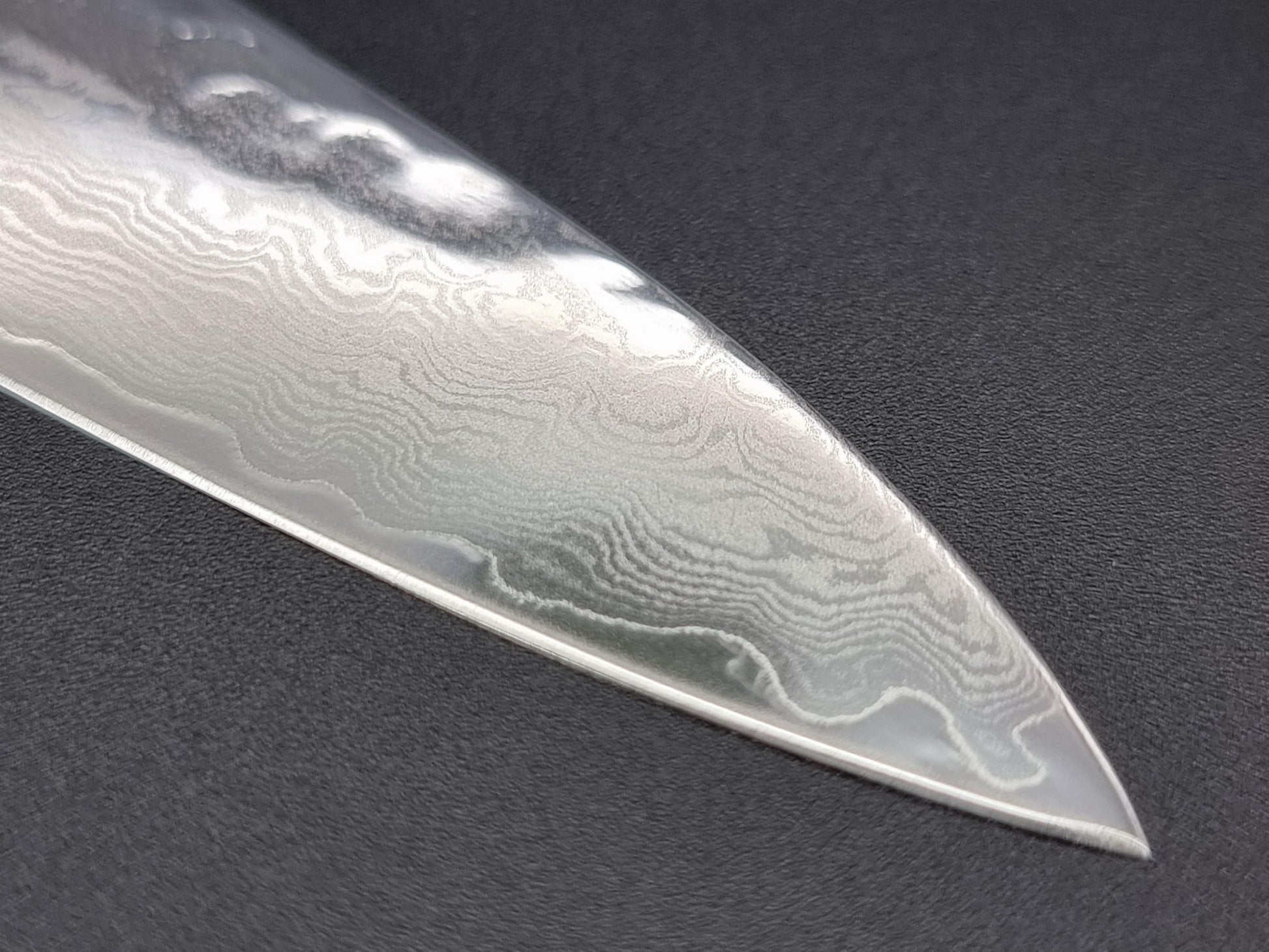 Sakai Takayuki VG10 33 Layer Hammered Damascus 150mm Petty with Special Handle - The Sharp Chef