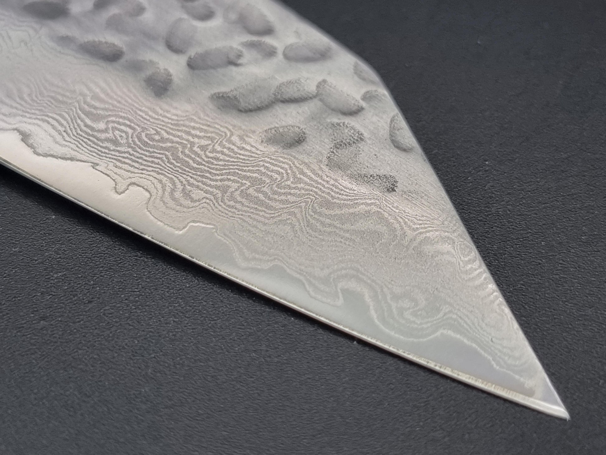 Sakai Takayuki VG10 33 Layer Hammered Damascus 160mm Kiritsuke Santoku - The Sharp Chef