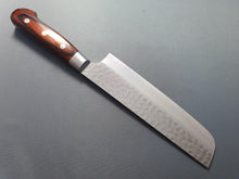 Sakai Takayuki VG10 33 Layer Hammered Damascus 160mm Nakiri - The Sharp Chef