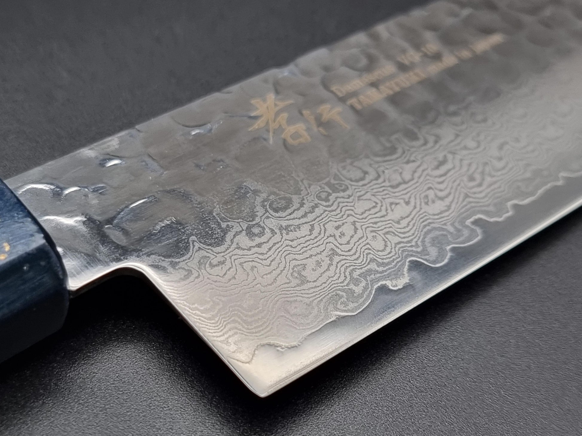 Sakai Takayuki VG10 33 Layer Hammered Damascus 160mm Nakiri with Special Handle - The Sharp Chef