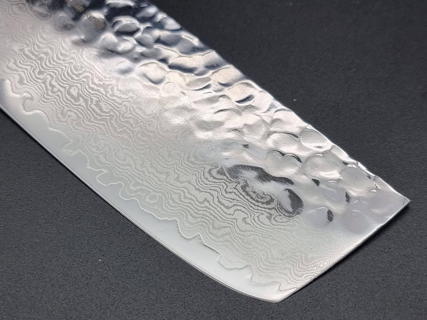 Sakai Takayuki VG10 33 Layer Hammered Damascus 160mm Nakiri with Special Handle - The Sharp Chef