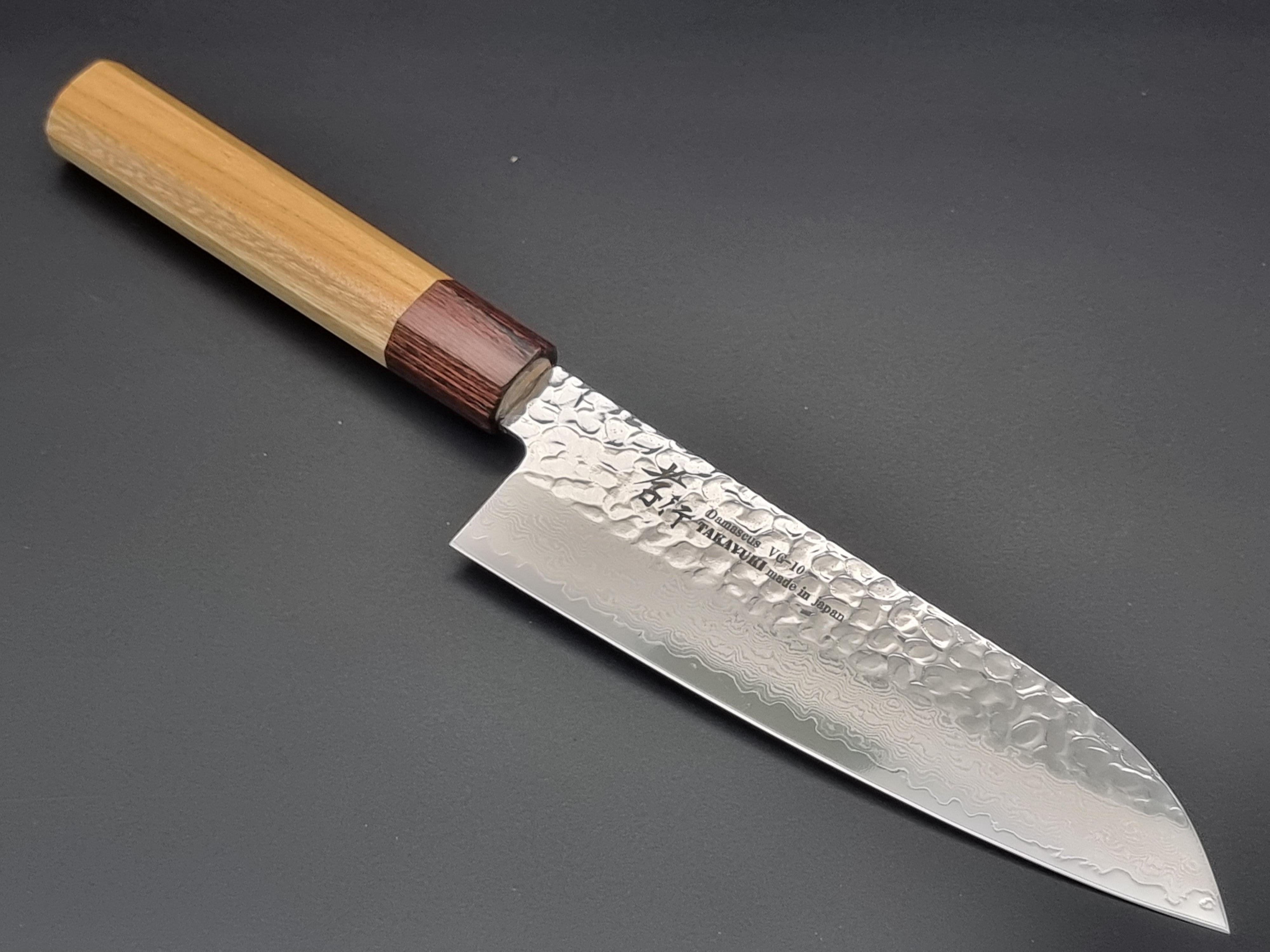 Sakai Takayuki 33-Layer VG10 Damascus Hammered WA Japanese Chef's